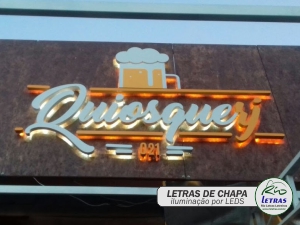 letras com leds