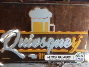 letras com leds