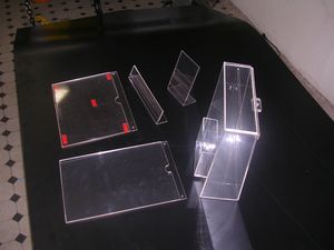 Displays diversos em acrílico