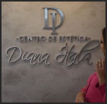 Letras de aço escovado