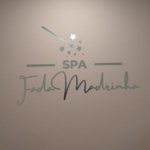 Letras de acrilico espelhado prata